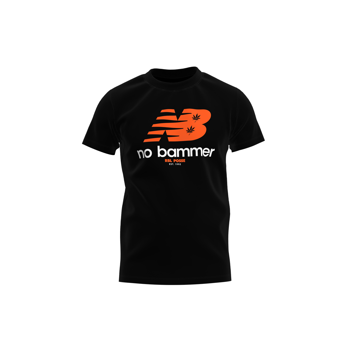 NB "NO BAMMER" TEE (ORANGE LOGO)