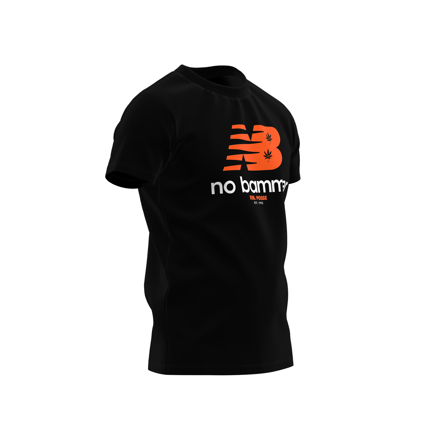 NB "NO BAMMER" TEE (ORANGE LOGO)