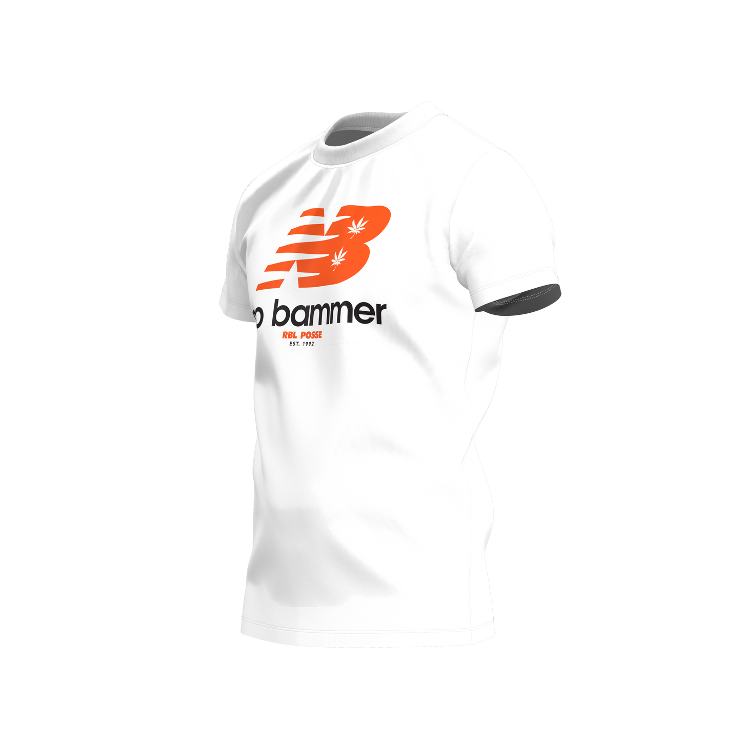 NB "NO BAMMER" TEE (ORANGE LOGO)