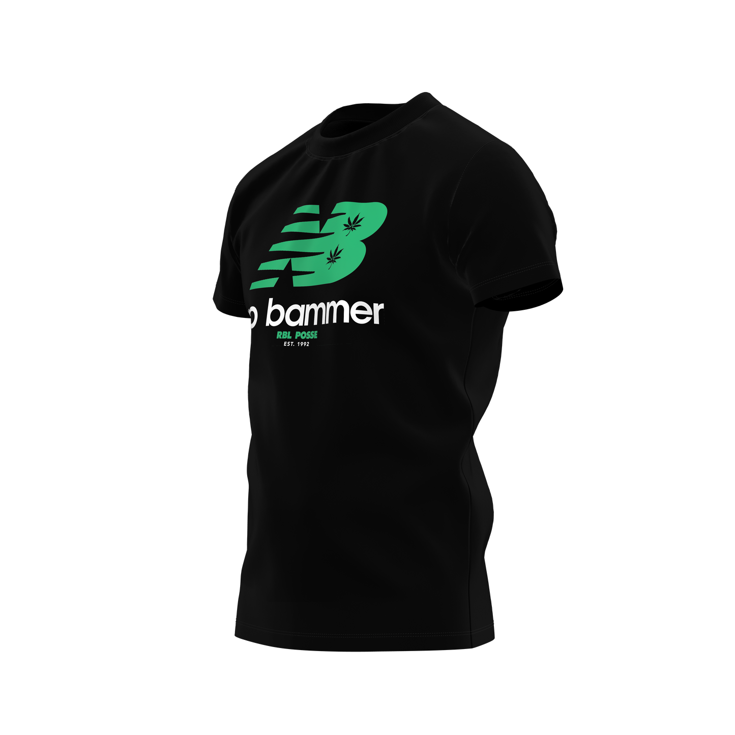 NB "NO BAMMER" TEE (GREEN LOGO)