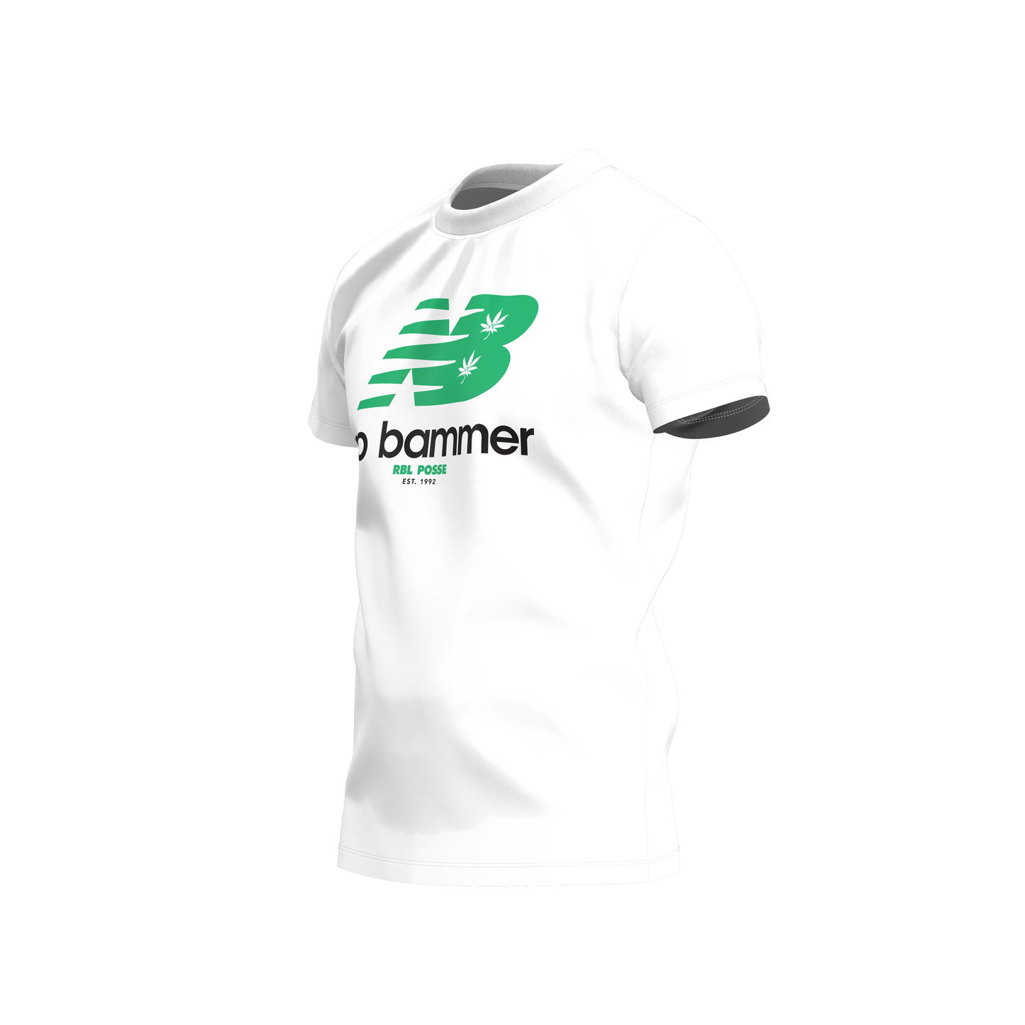 NB "NO BAMMER" TEE (GREEN LOGO)